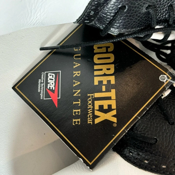 REEBOK Sz 7.5 Hexalite Black White Gortex GOLF Saddle Shoes NEW WITH TAG - Picture 9 of 16